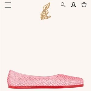 NIB Ancient Greek Sandals-pink